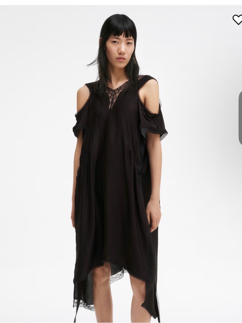 H&M Studio Black Tunic Dress. Size Small